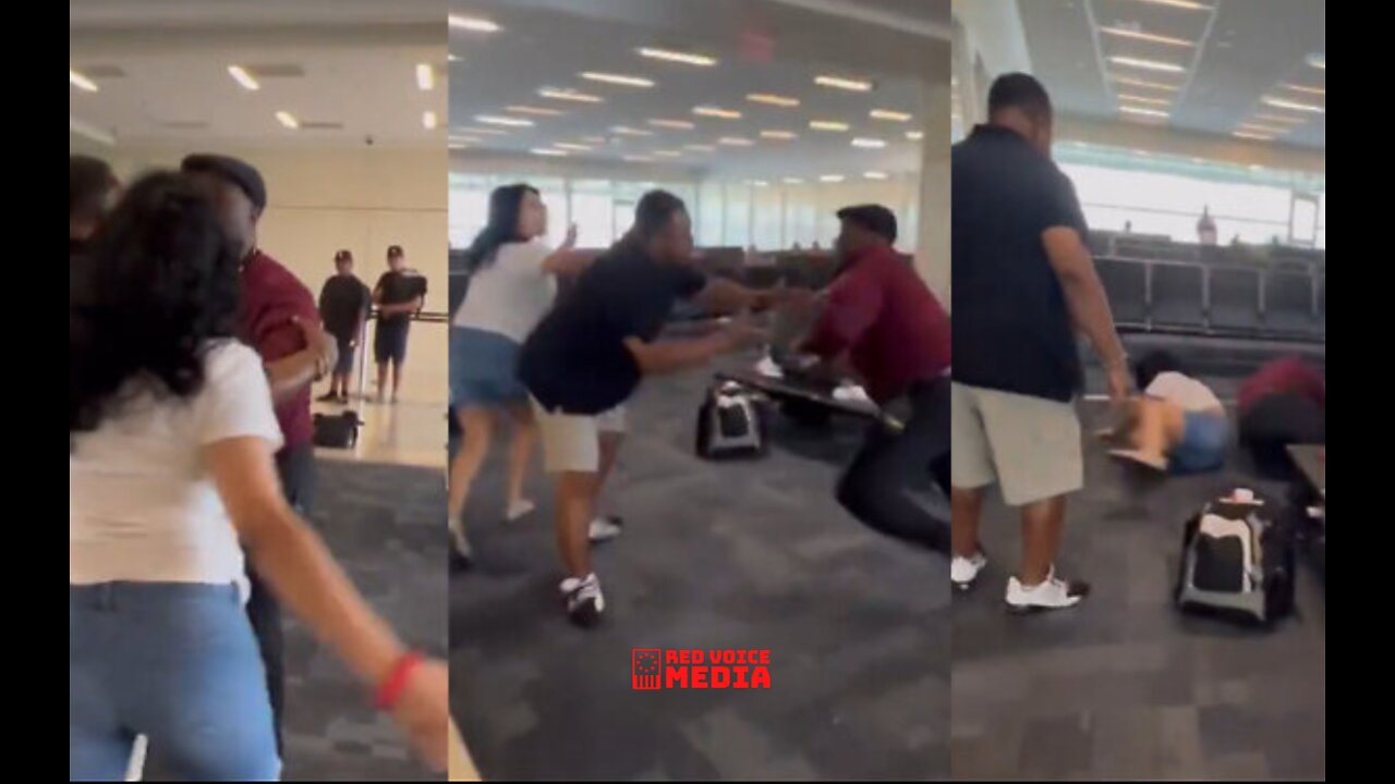 Crazy Fight Between Spirit Airlines Agent & Female Passenger Goes Viral