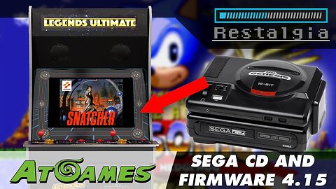 Sega CD On Your AtGames Legends Ultimate and Firmware 4.15 Features!