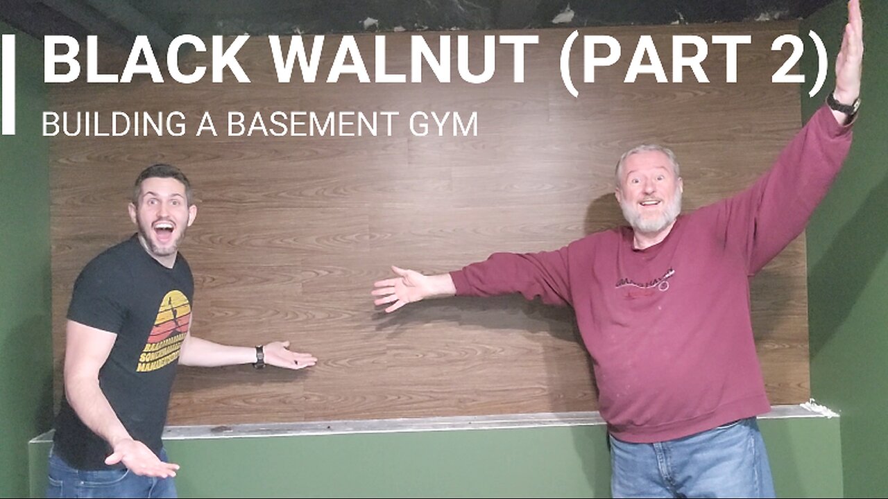 Building a Basement GYM Series (Black Walnut - Part 2)