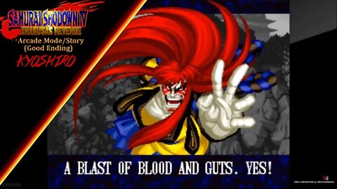 Samurai Shodown IV - Arcade Mode/Story - Kyoshiro (Good Ending)