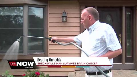 Defying the odds: Brecksville man given months to live now eight years past brain cancer diagnosis