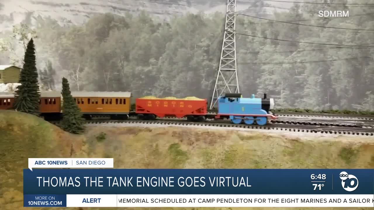 Thomas the tank engine goes virtual