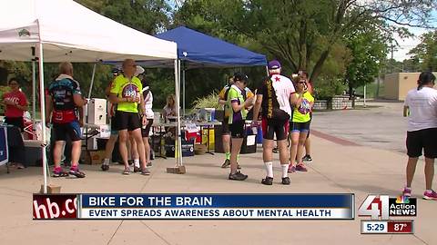 Cyclists come together to raise awareness on mental health