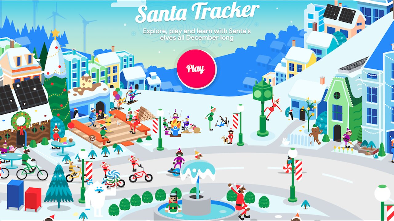 Santa Tracker: Checking Up on Santa Just Before Christmas