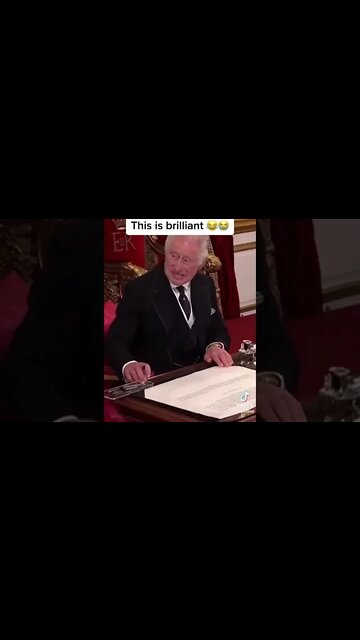 The King is So hard to watch him annoyed. #shorts