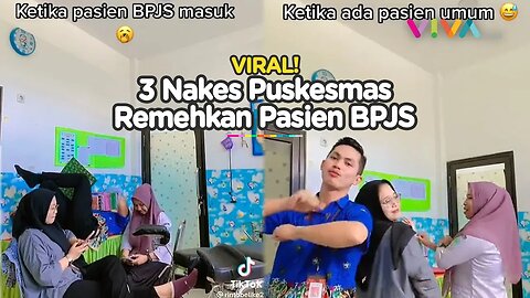 Tiga Nakes Puskesmas Asyik Rebahan dan Hina Pasien BPJS