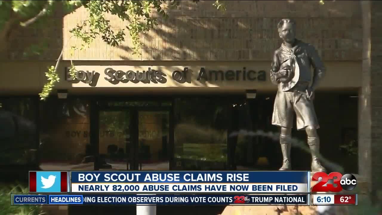 Boy Scout abuse claims rise, nearly 82,000 claims filed