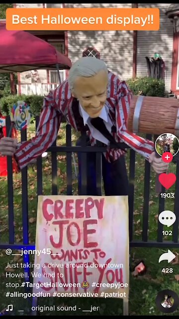 Halloween deco Biden style