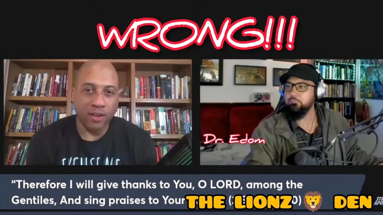 "DEBUNKING DR. E-DUMBS CHRI$TIAN FALLACY - ROMANS 15:7 BREAKDOWN" @VocabMalone #thebookofroman
