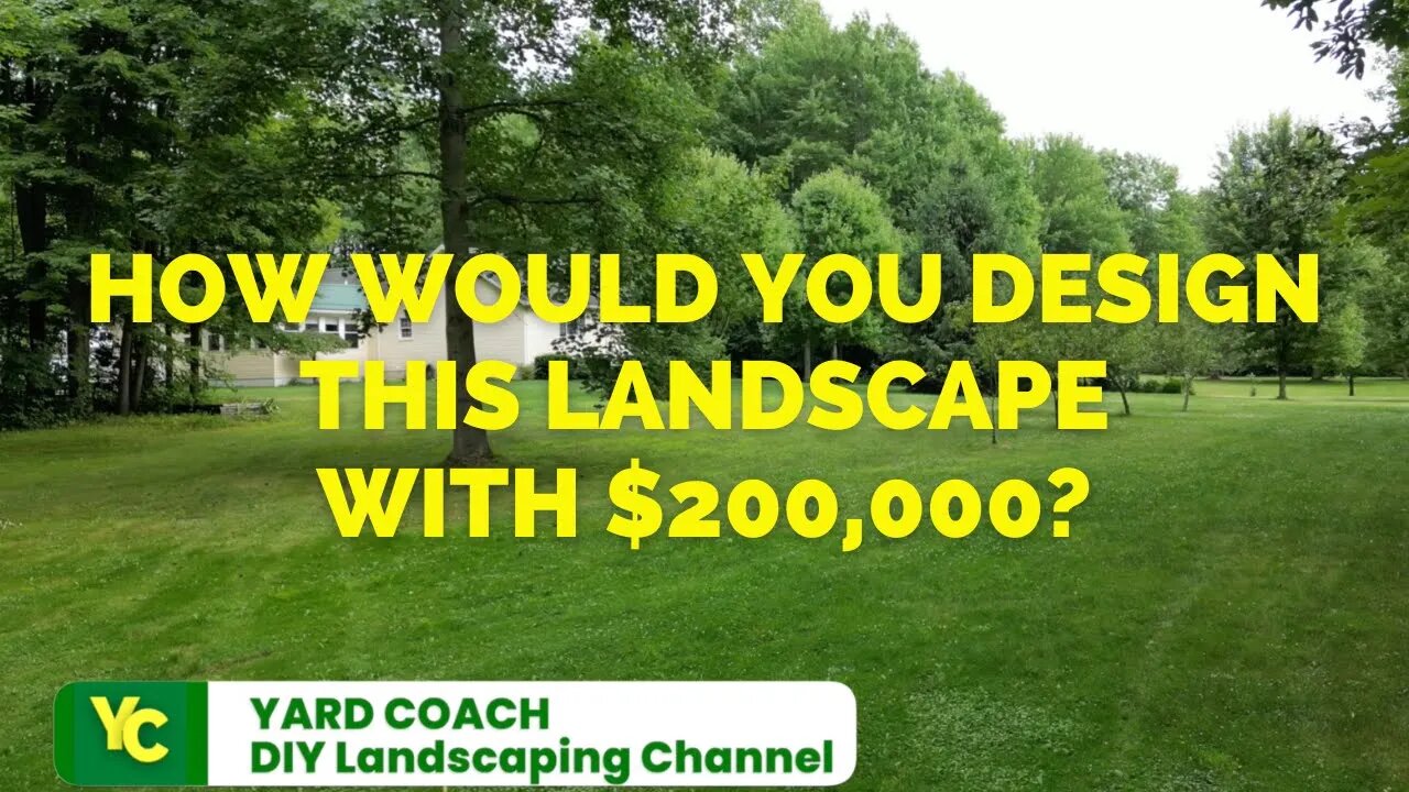 If YOU had this much space | Exercise YOUR Inner DIY Landscape Designer | Part 2