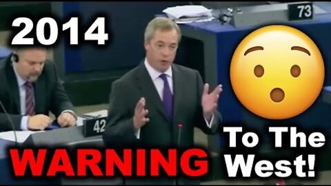 NIGEL FARAGE EPIC UKRAINE / RUSSIA SPEECH IN 2014 IS WORTH A WATCH NOW!