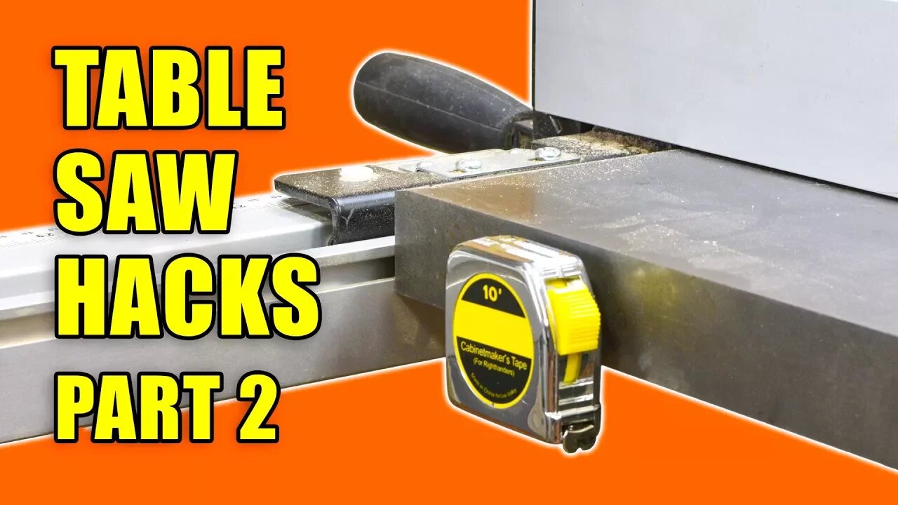 5 Table Saw Tricks and Tips Part 2 - Woodworking Hacks