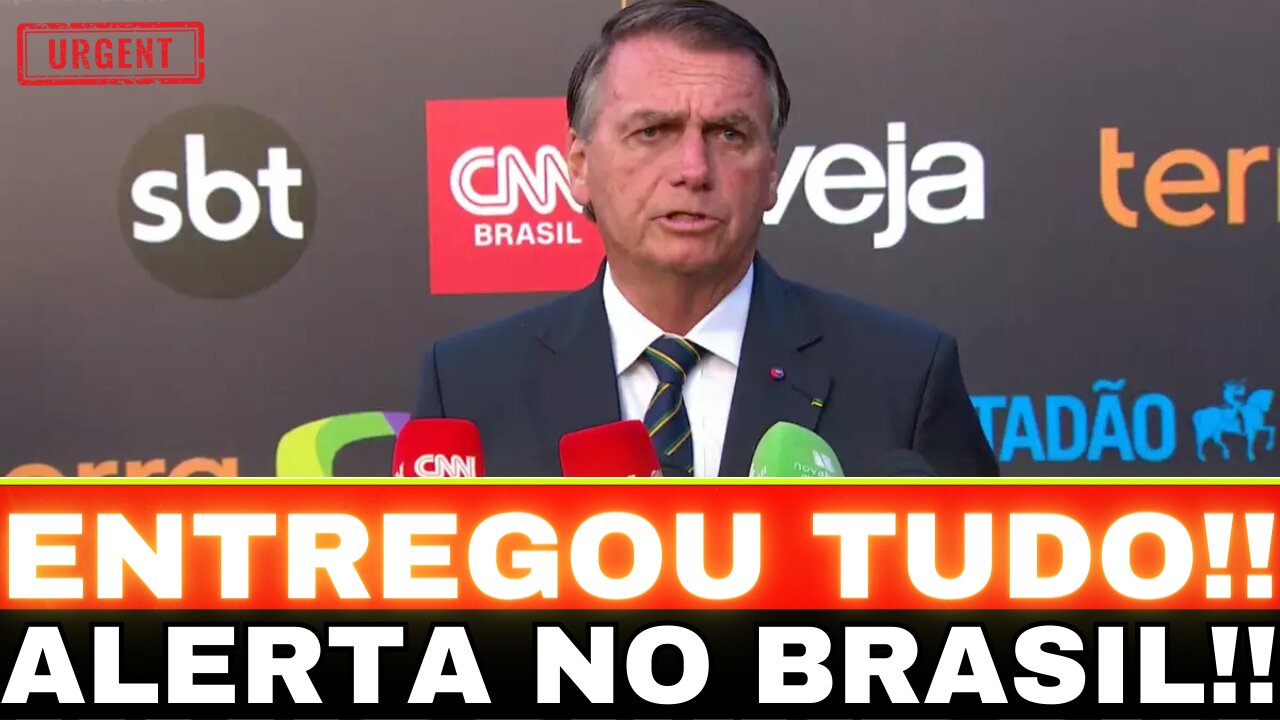 URGENTE!! APÓS DECISÃO DA PF BOLSONARO DECIDE COLOCA A BOCA NO TROMBONE!!