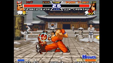 Real Bout Fatal Fury (Franco Bash vs Jin Chonshu) Gameplay - Arcade🎮⚡