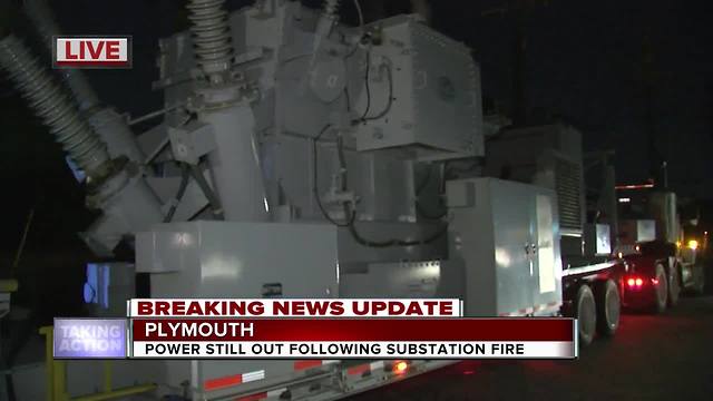 Thousands without power after explosion at DTE Energy power substation