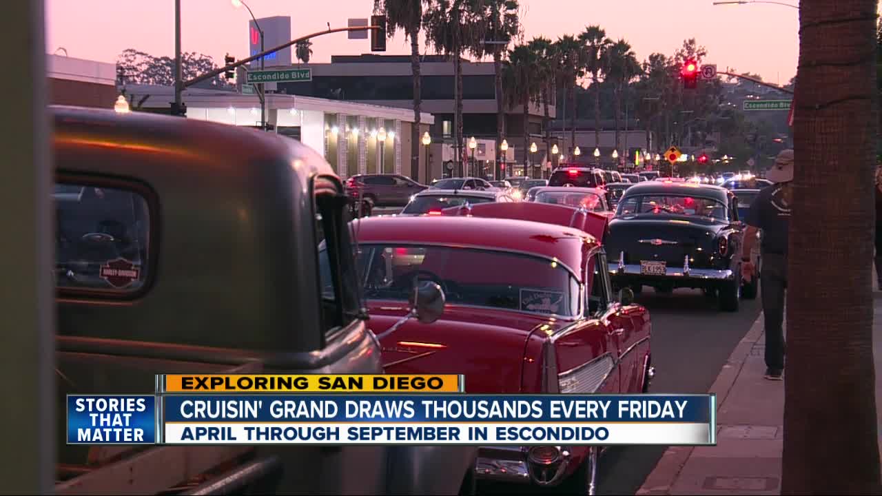 Cruisn' Grand event draws thousands every Friday in Escondido