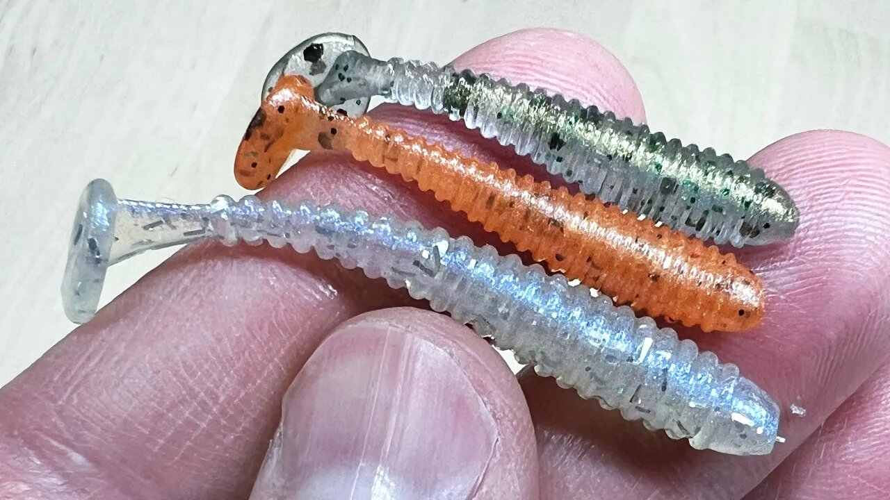 7 Ways To Rig Our 1.5" & 2" Micro Rip Shad - Underwater Tank Footage