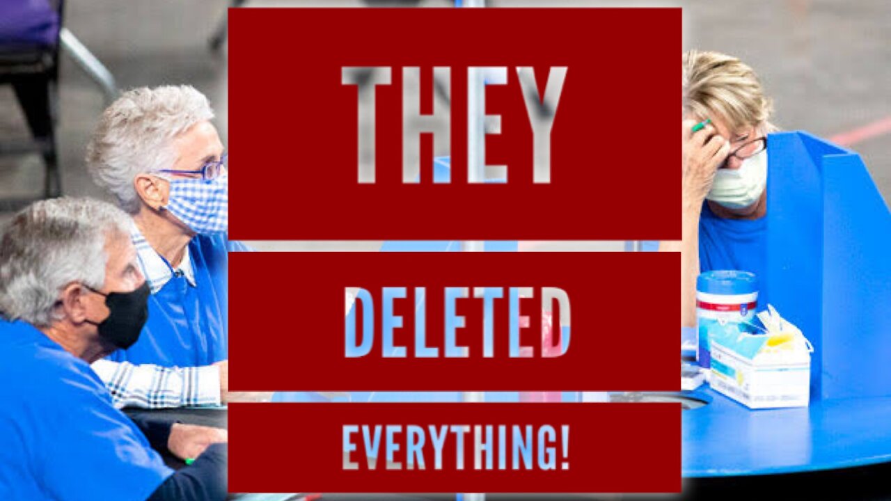 THEY DELETED EVERYTHING! Arizona Audit Update