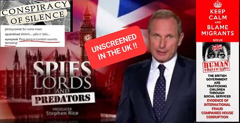 🇬🇧 A VERY BRITISH COVER UP : SEX, LORDS & PREDATORS - UNSCREENED IN UK & US