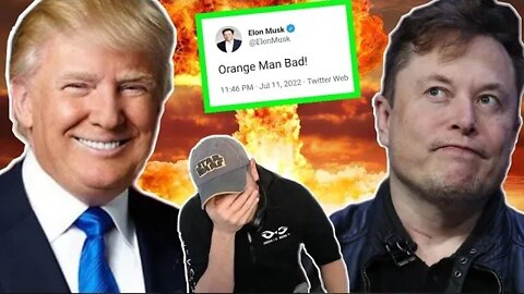 Trump SLAMS Elon Musk - Elon Tweets WEAK NPC Level Response