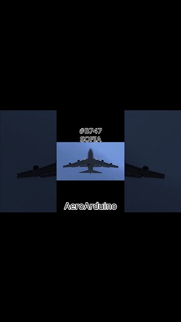 Modified #B747 Giant Astronomical Telescope SOFIA #Aviation #Flying #AeroArduino