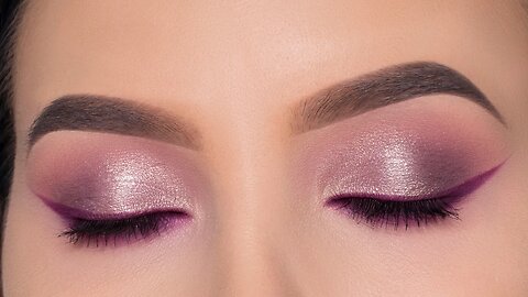 Soft and Easy Wearable Purple Eye Makeup Tutorial