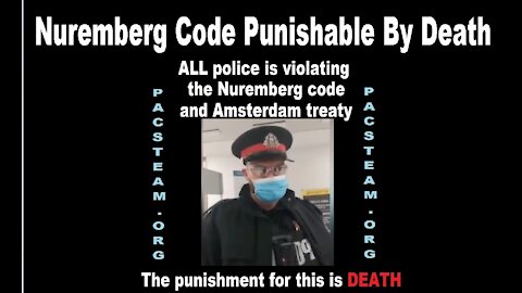 Nuremberg Code Punishable By Death