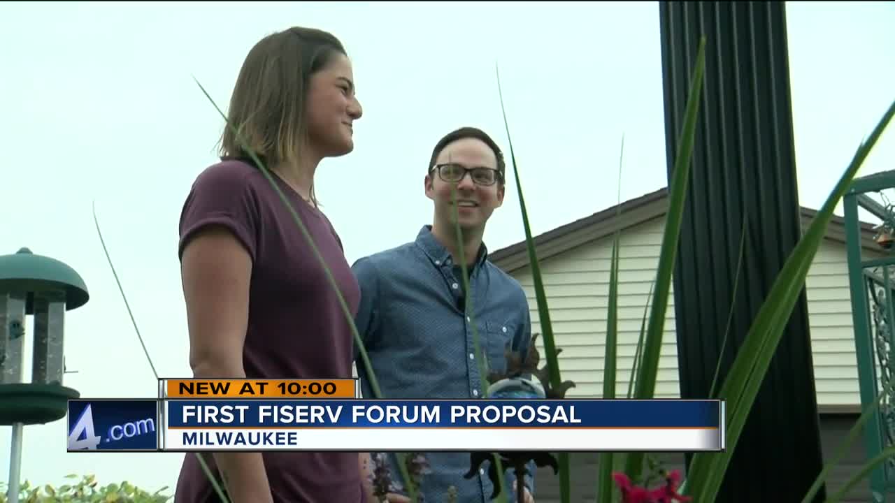 MKE couple first to get engaged at Fiserv Forum