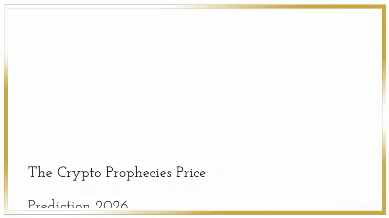 The Crypto Prophecies Price Prediction 2022, 2025, 2030 TCP Price Forecast Cryptocurrency Price Pr