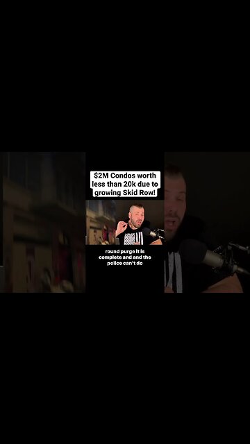 $2M Condos worth less than 20k due to Skid Row! #shorts