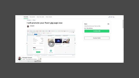 I Will Promote Your Fiverr Gig Page Now