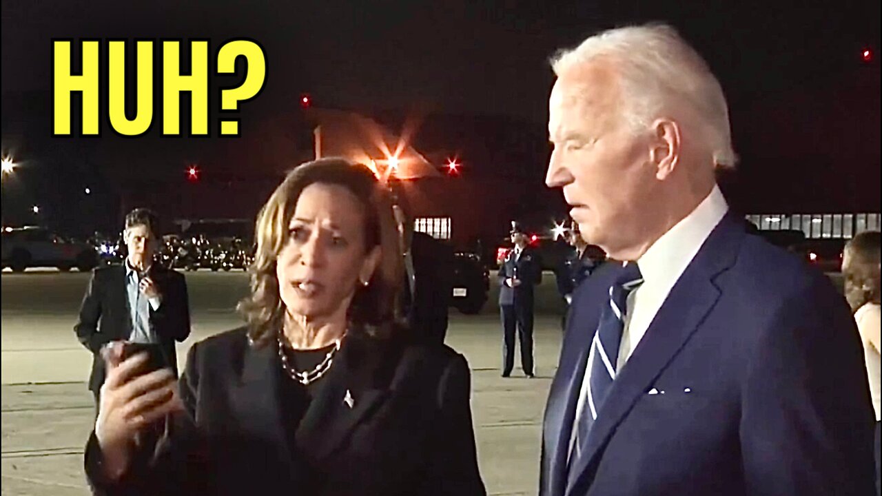 Another Kamala Word Salad 🥗 Last Night, while Joe Biden stared off into space…