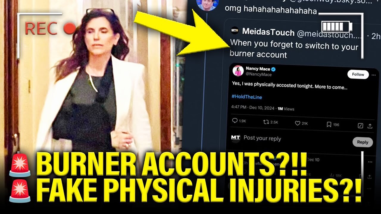 Rep. Nancy Mace Caught Scamming With Fake Injury