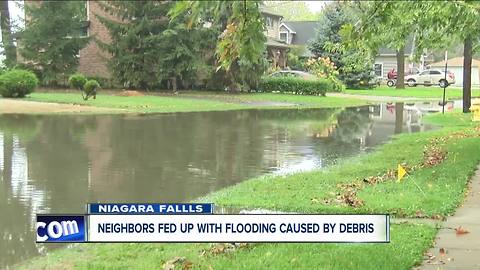 Neighbors fed up with flooding