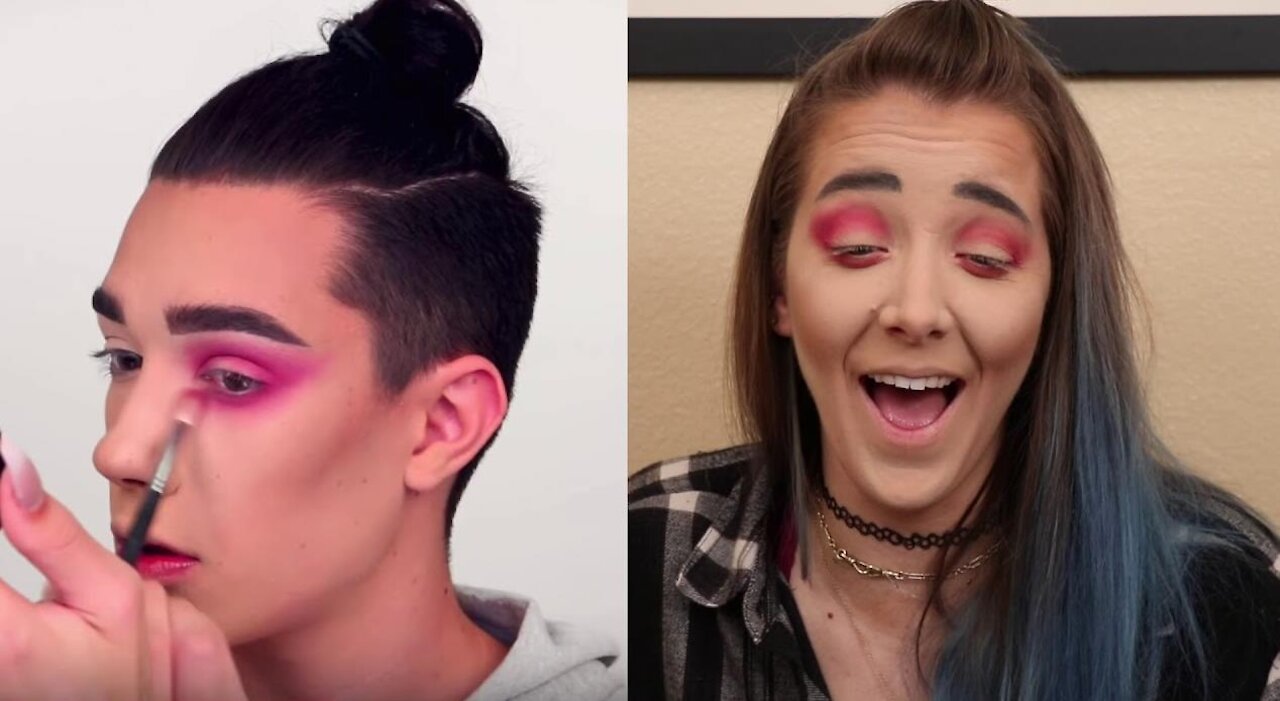 I Tried Following A James Charles Makeup Tutorial