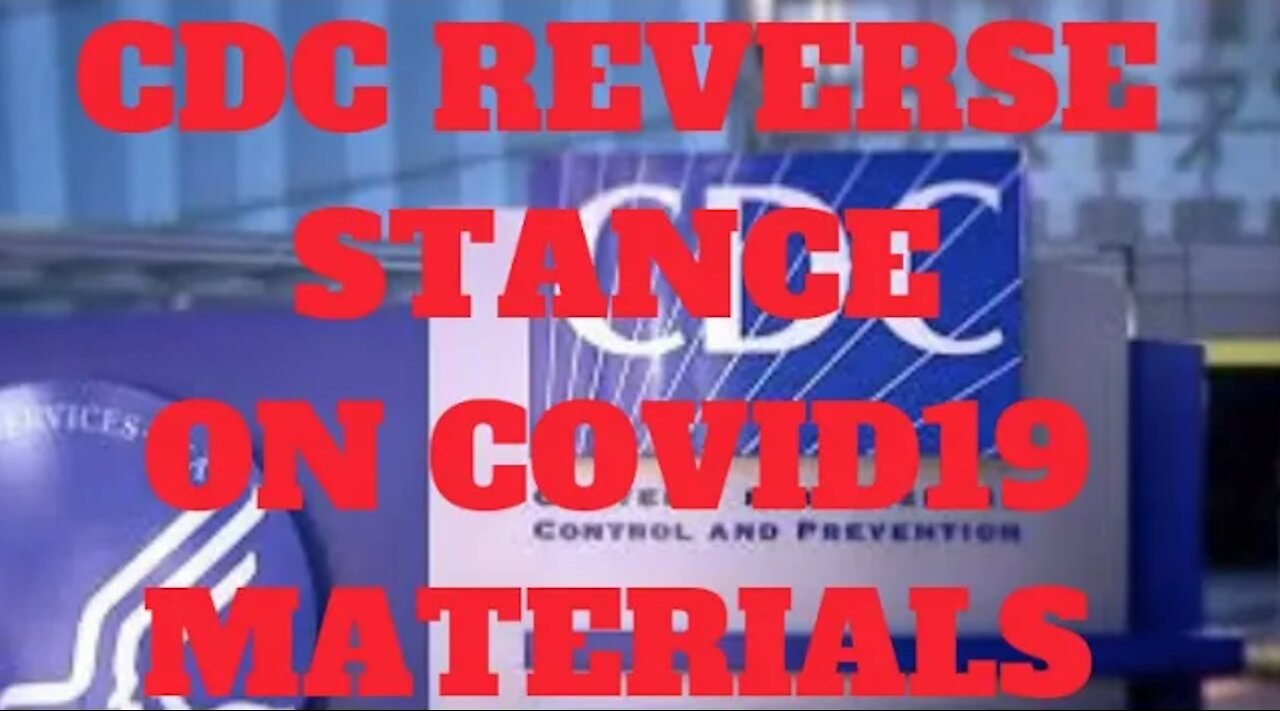 Ep.53 | CDC HAS ANNOUNCED THAT CORONAVIRUS CAN NO LONGER LIVE ON MATERIALS THAT WE TOUCH EVERYDAY