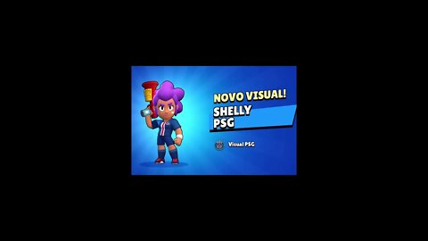 SKIN SHELLY PSG - BRAWL STARS #138 #SHORTS