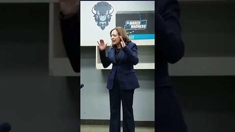 Kamala Harris Gives Cringeworthy Post-Game Pep Talk To Team That Just Lost By 28 Points #shorts