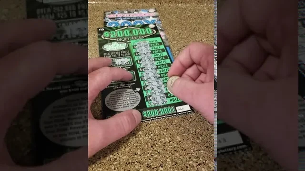 Lottery Scratch off Ticket WINNER!!