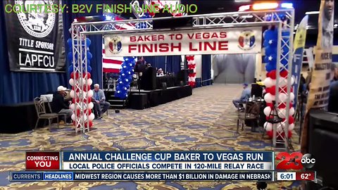 Local law enforcement officials compete in annual Baker to Vegas run