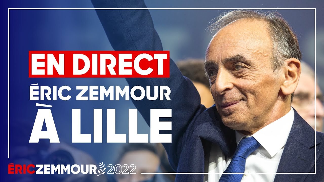 Eric Zemmour : Meeting sur le Pouvoir d'Achat à Lille