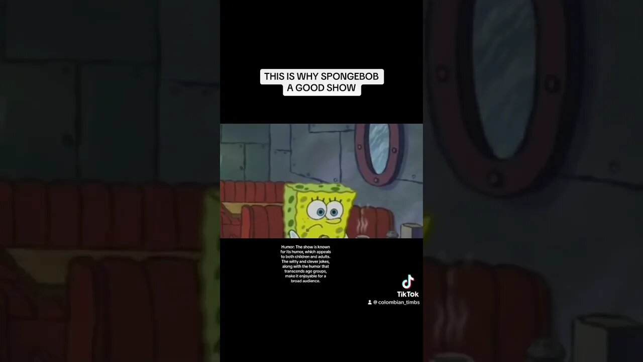 This is why everyone loves SpongeBob SquarePants ! #shorts