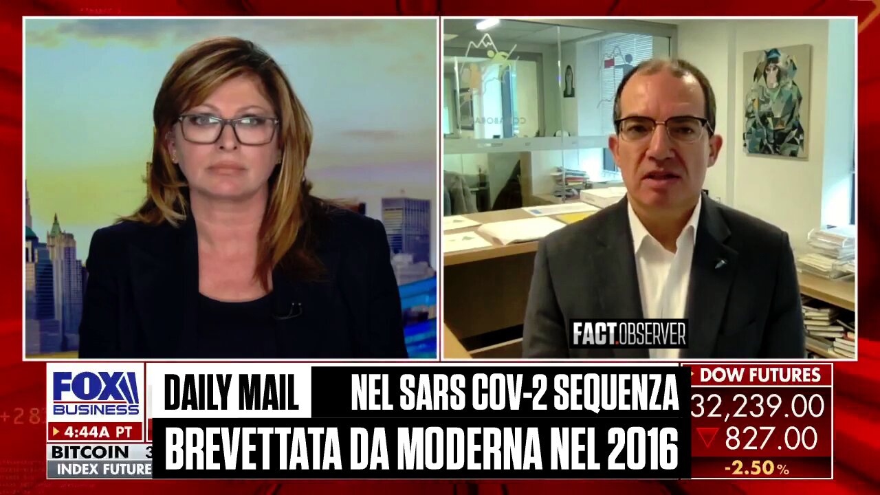 Daily Mail - Nel SARS Cov2 sequenza brevettata da Moderna nel 2016
