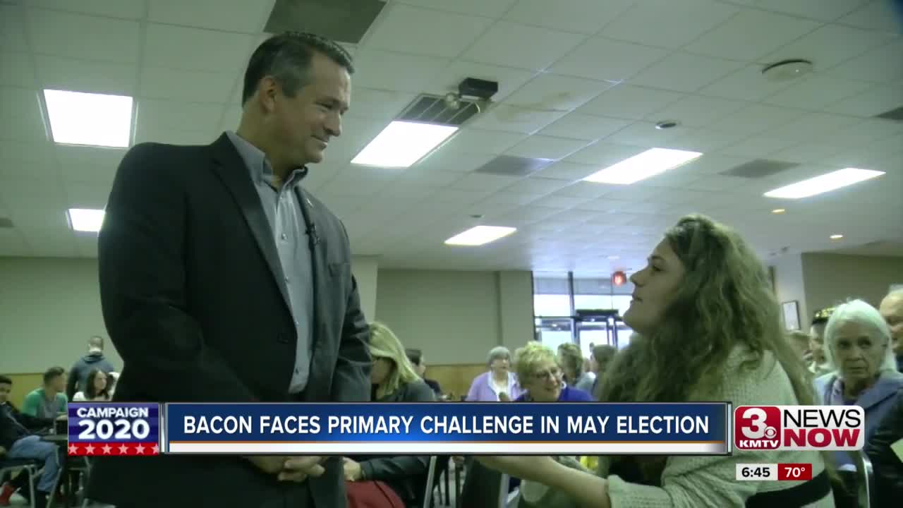 Bacon faces primary challenge in May election