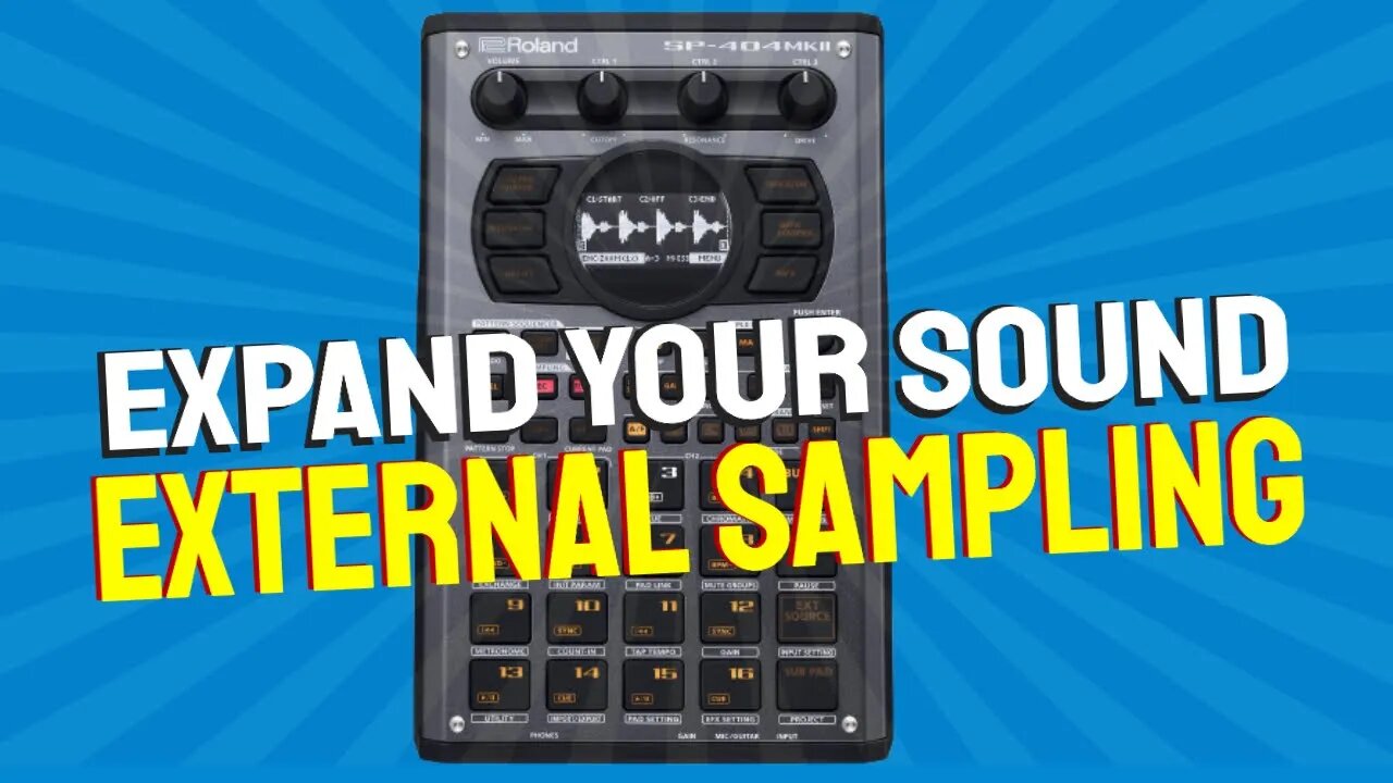 Expanding Your Sound: External Instrument Sampling on the Roland SP404 MK2