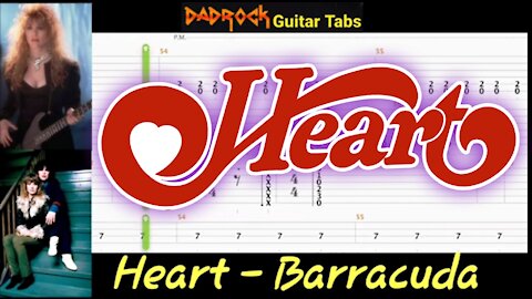 Barracuda - Heart - Guitar + Bass TABS Lesson