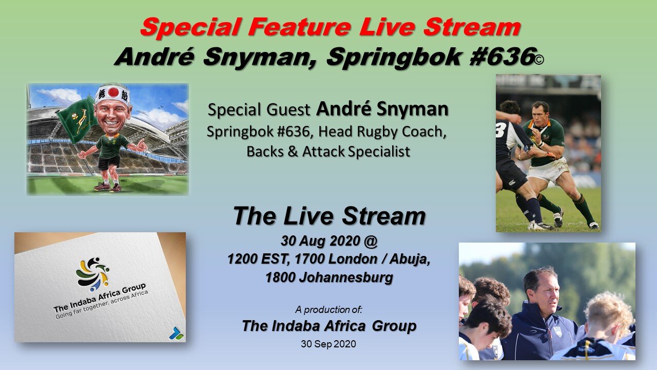 Special Feature with Springbok #636 Andre Snyman