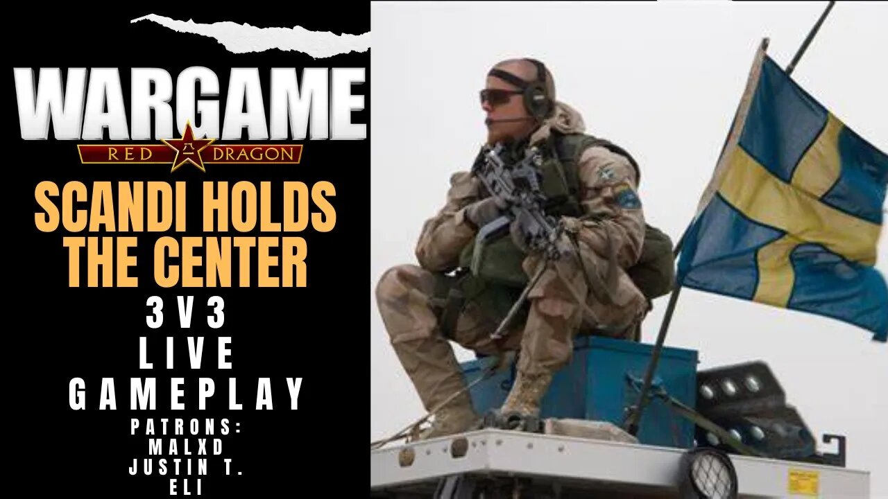 Scandinavia Holds The Center | Wargame Red Dragon Multiplayer | LIVE GAMEPLAY