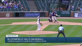 WXYZ Senior Salutes: Bloomfield Hills baseball, and Conner McCormack