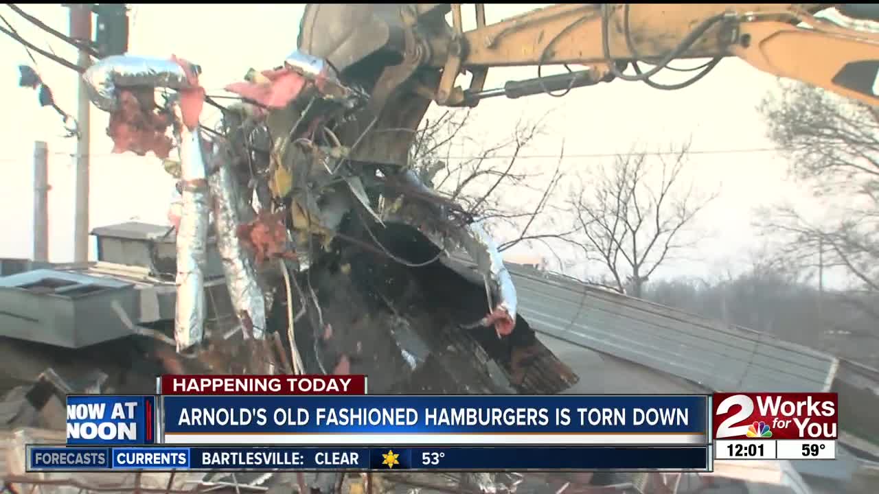 Arnold's Hamburgers set to begin demolition